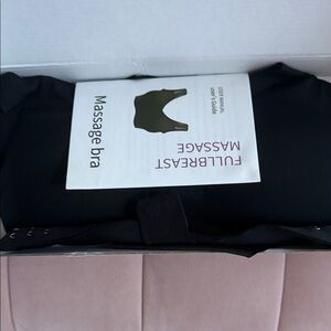 Black Fullubraset Massage Bra